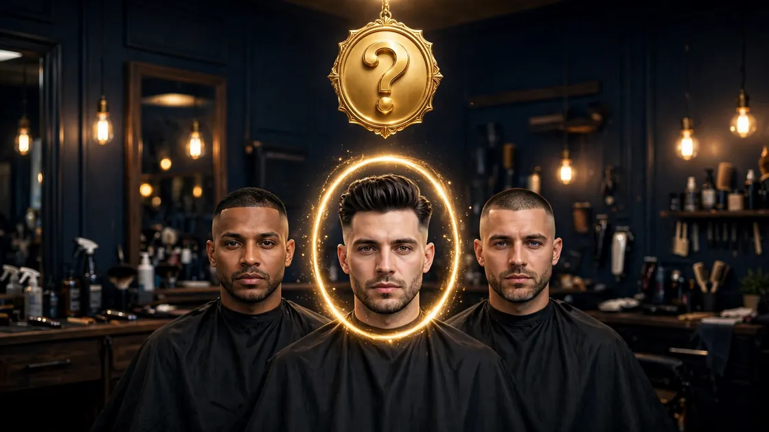 Name That Cut — see a client's photo and name the haircut, beard or moustache